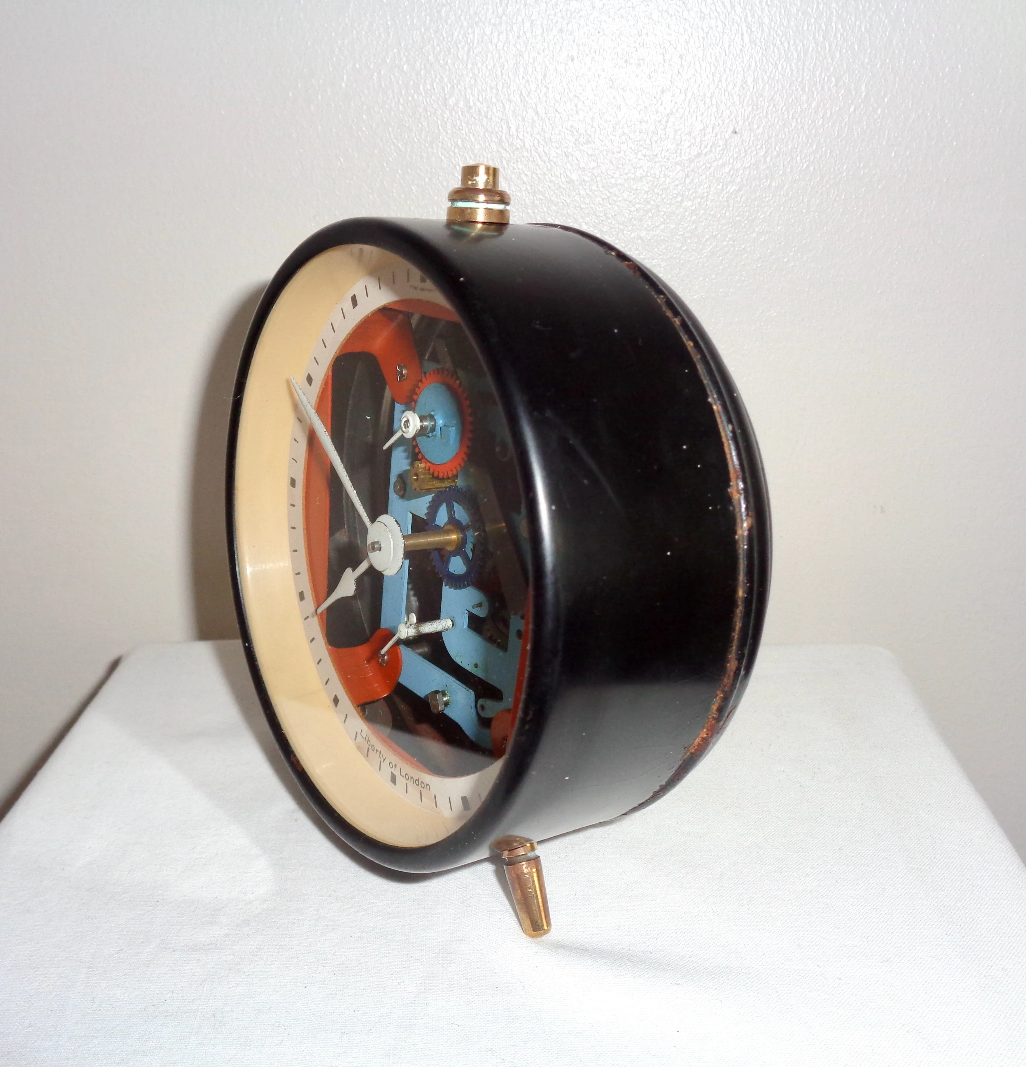 1967 Vintage Liberty of London Skeleton Alarm Clock