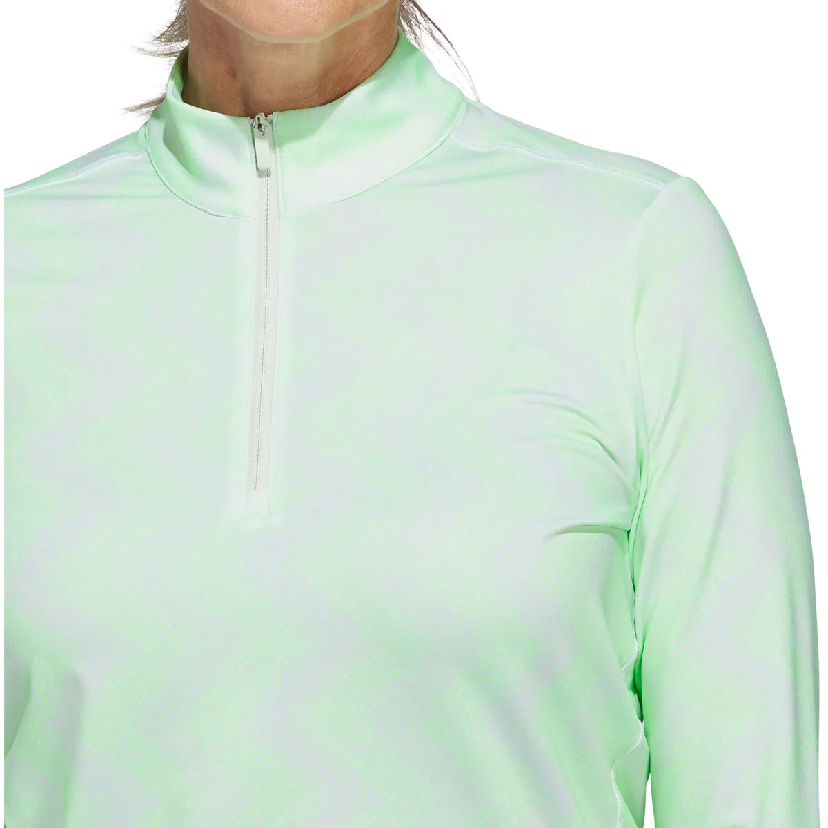 adidas Ultimate365 Printed Quarter-Zip Mock - Womens - Green