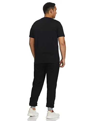 Amazon Brand - Symbol Men's Regular Track Pants (TRK17-01_Black 1_3XL)