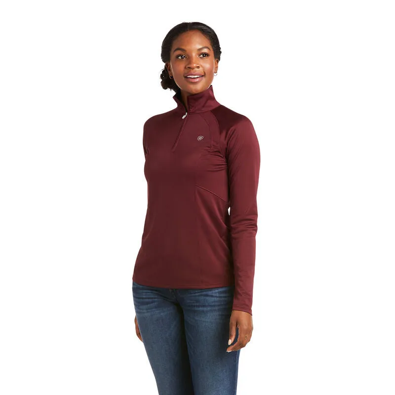 Ariat Sunstopper 2.0 1/4 Zip Baselayer Top