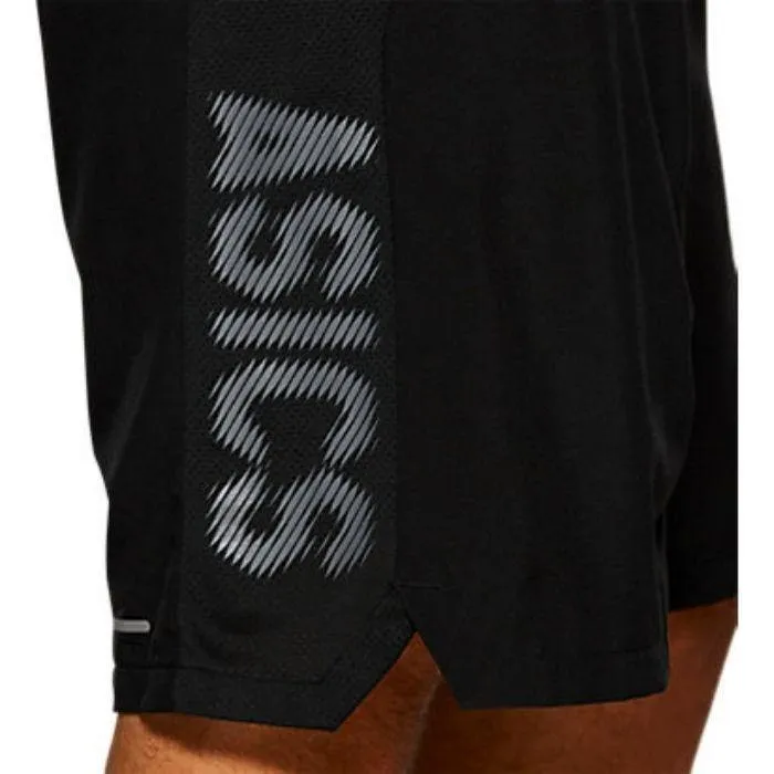 ASICS 2 in 1 7" Black | Men's Running Shorts