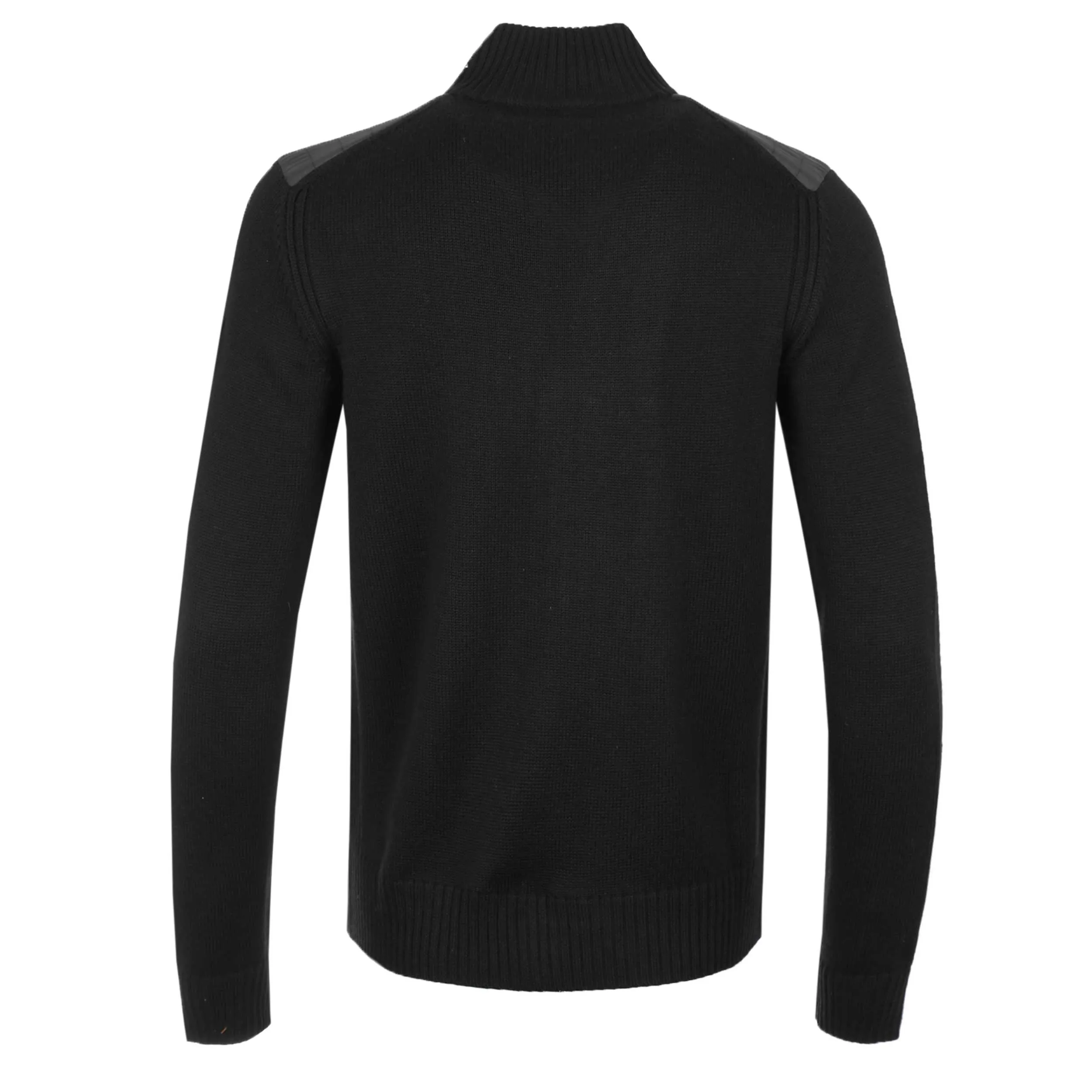 Belstaff Kingston Full Zip Knitwear in Black