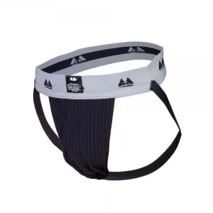 Bike Jockstrap Black with 2 Inch Waistband