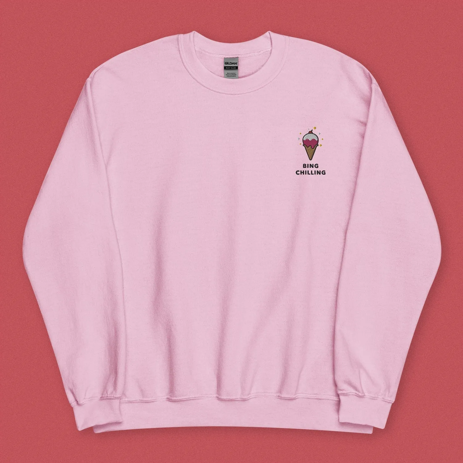 Bing Chilling Embroidered Sweatshirt