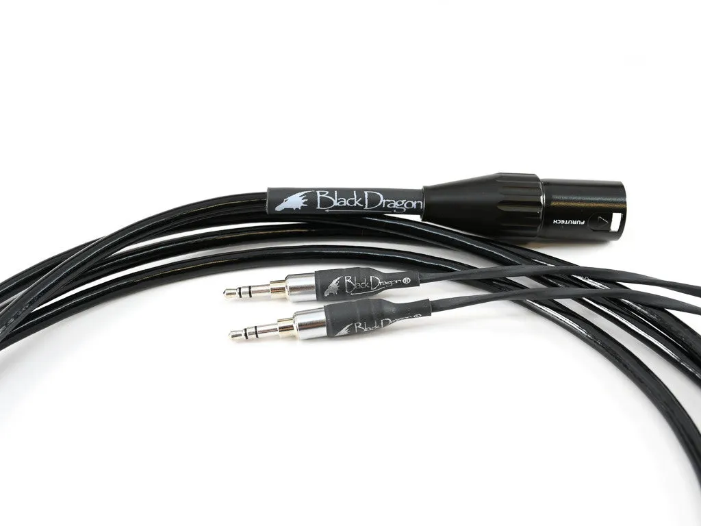 Black Dragon Premium Cable for Meze Liric Headphones