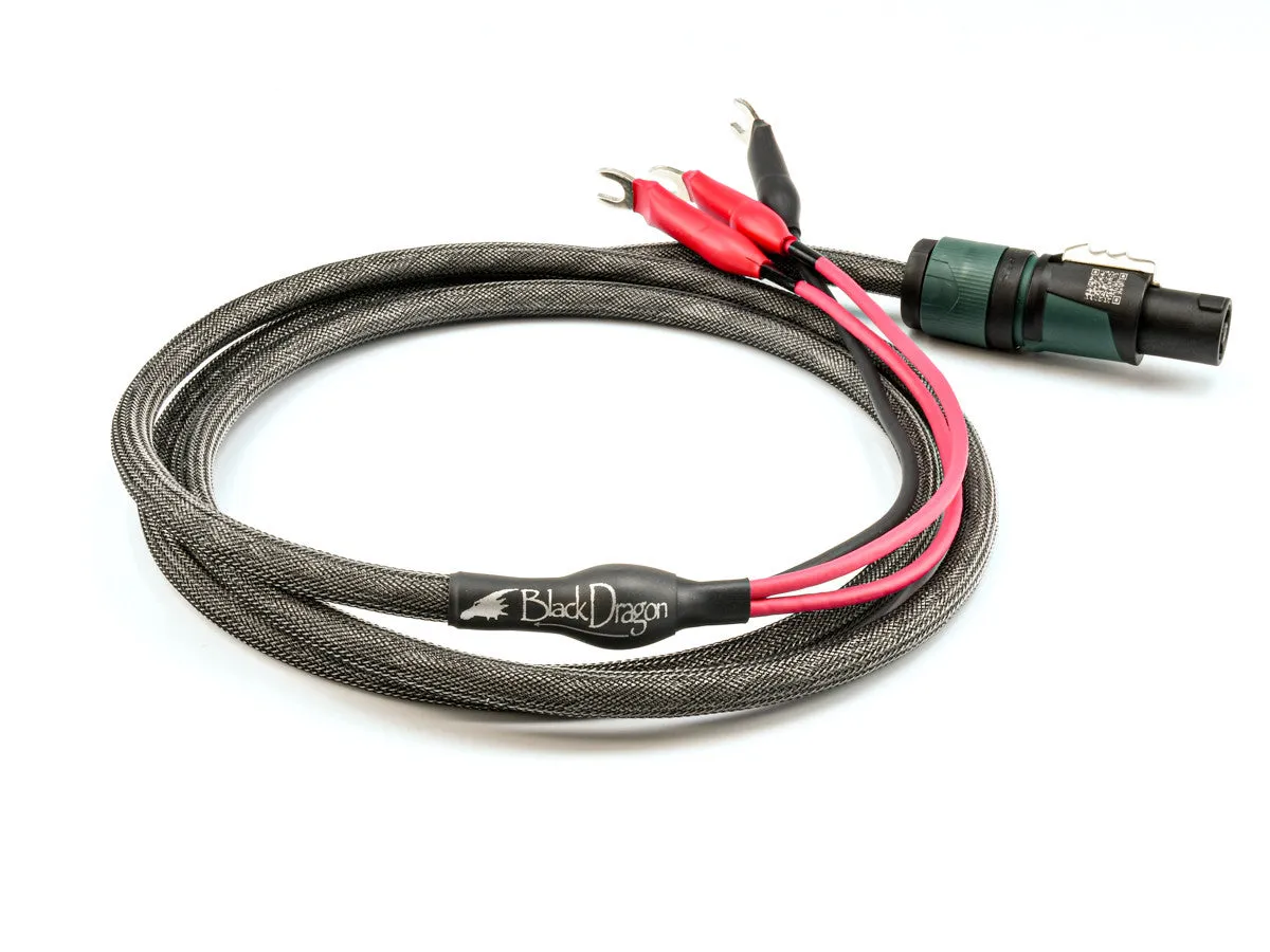 Black Dragon Speaker Cable for REL Subwoofers