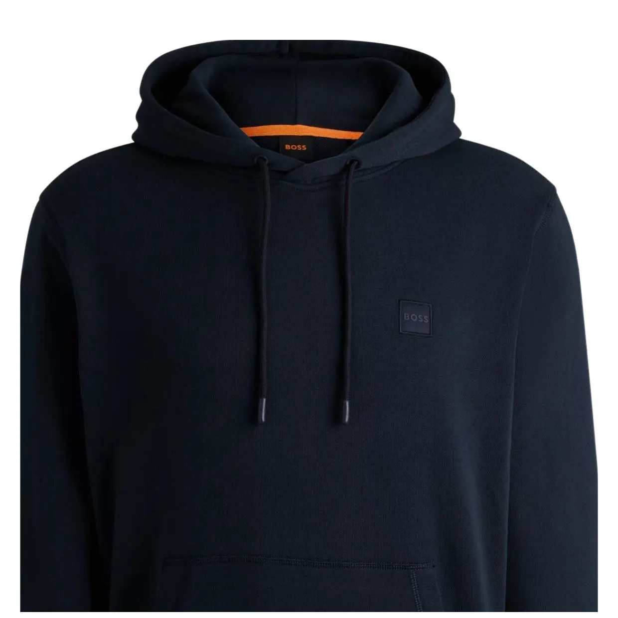 BOSS Logo Patch Wetalk Navy Hoodie