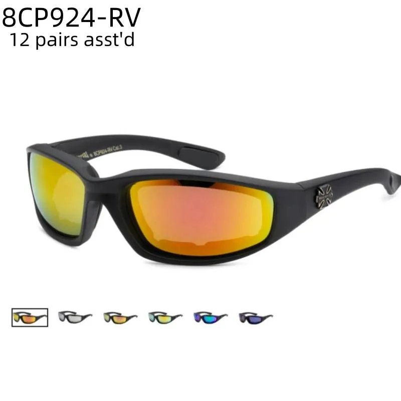 CHOPPERS Wholesale Sport Riding Sunglasses Frame With Foam 8CP924-RV