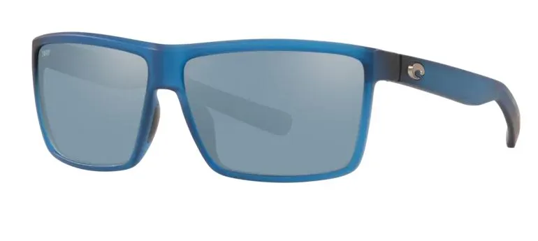 Costa Del Mar Rinconcito Matte Atlantic Blue Frame - Gray Silver Matte 580 Plastic Lens - Polarized Sunglasses