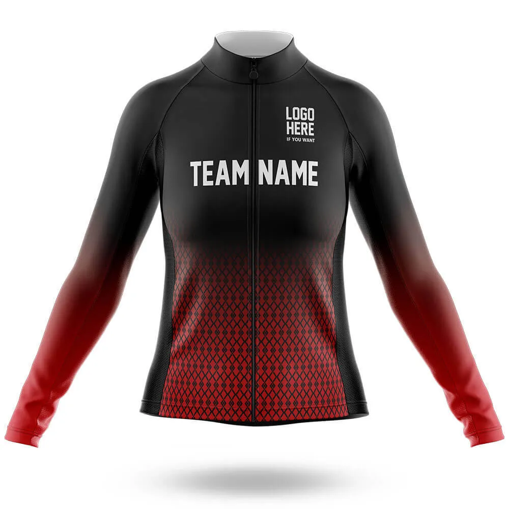 Custom Team Name S1 Red - Women's Cycling Kit