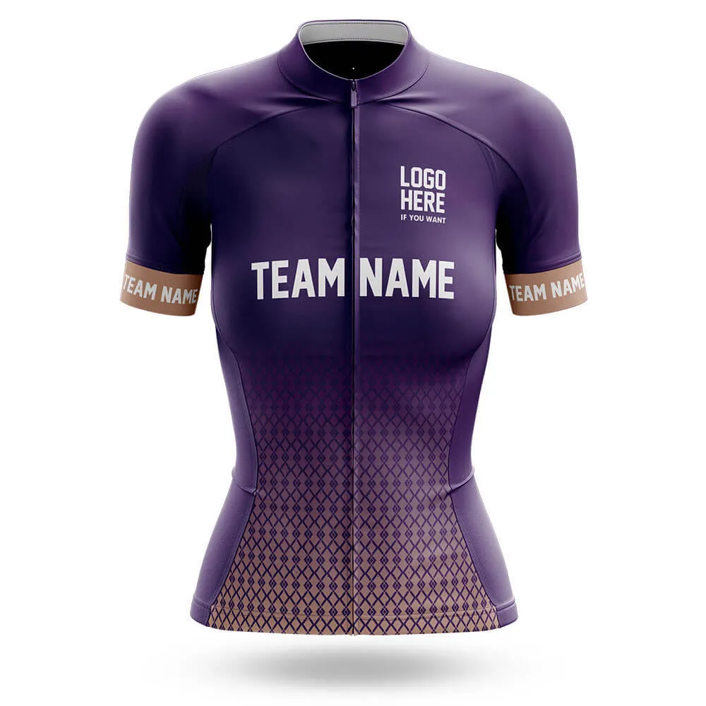 Custom Team Name S1 Violet - Women's Cycling Kit