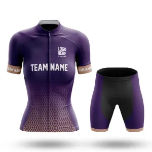 Custom Team Name S1 Violet - Women's Cycling Kit