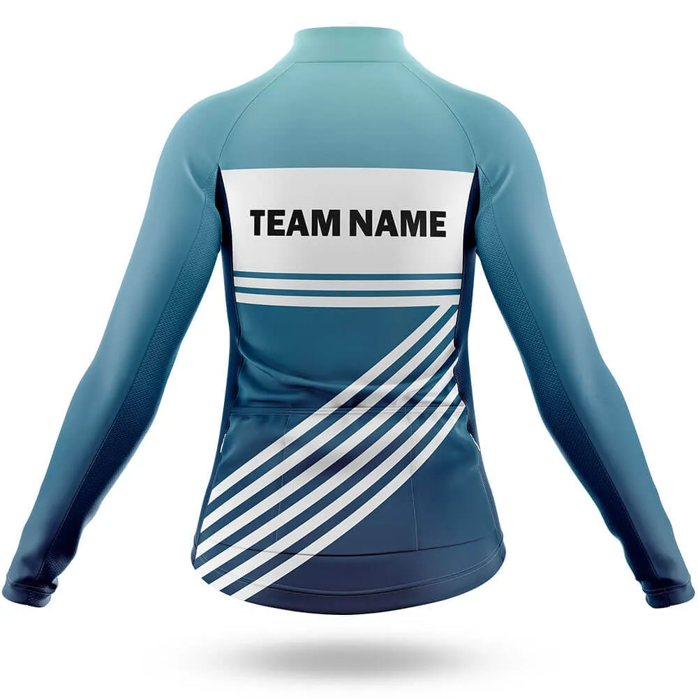 Custom Team Name S3 Blue - Women's Cycling Kit