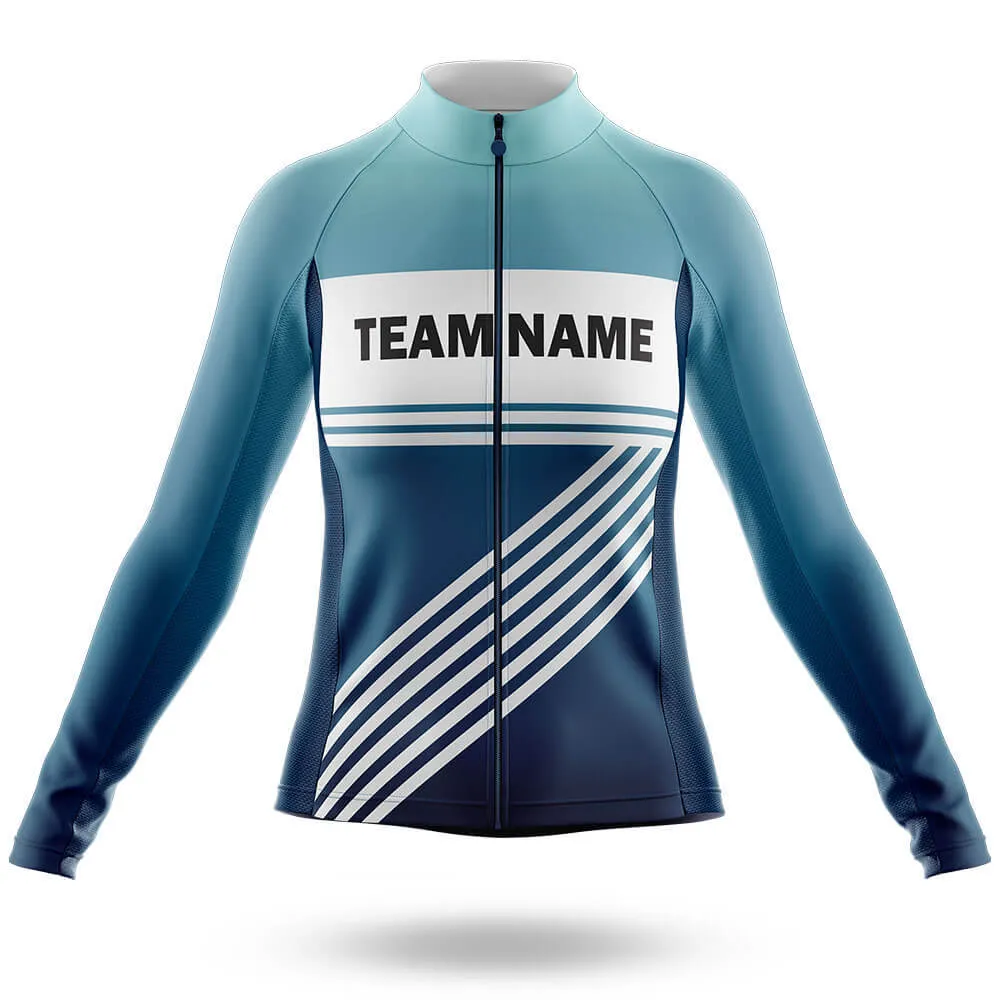 Custom Team Name S3 Blue - Women's Cycling Kit