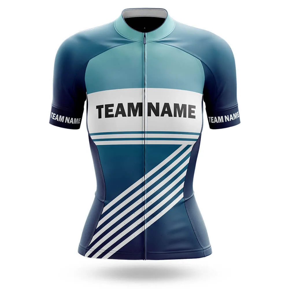 Custom Team Name S3 Blue - Women's Cycling Kit