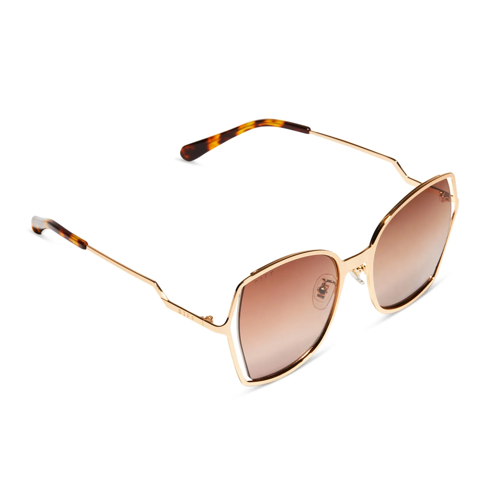 DONNA III - GOLD   BROWN GRADIENT POLARIZED SUNGLASSES