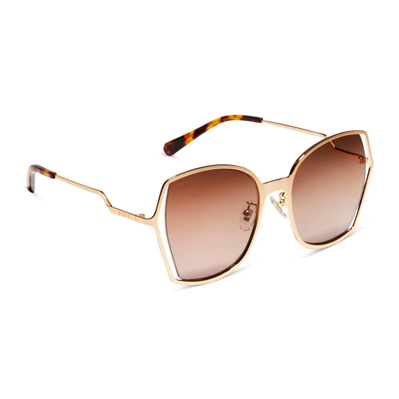 DONNA III - GOLD   BROWN GRADIENT POLARIZED SUNGLASSES