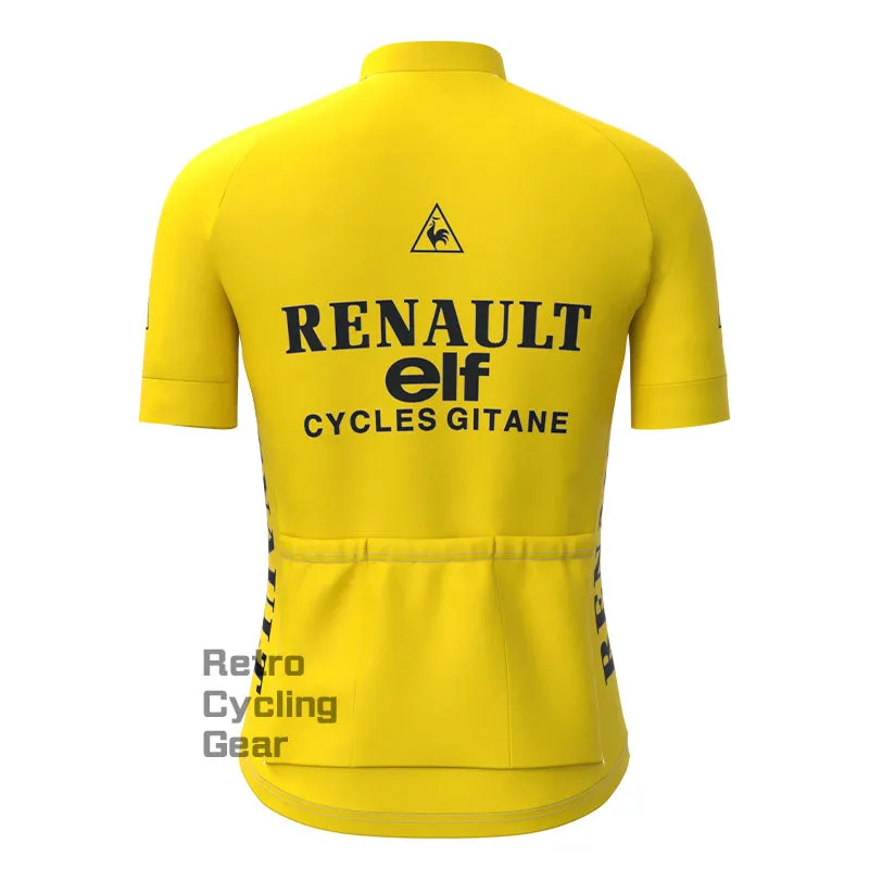 ELF Yellow Retro Short sleeves Jersey