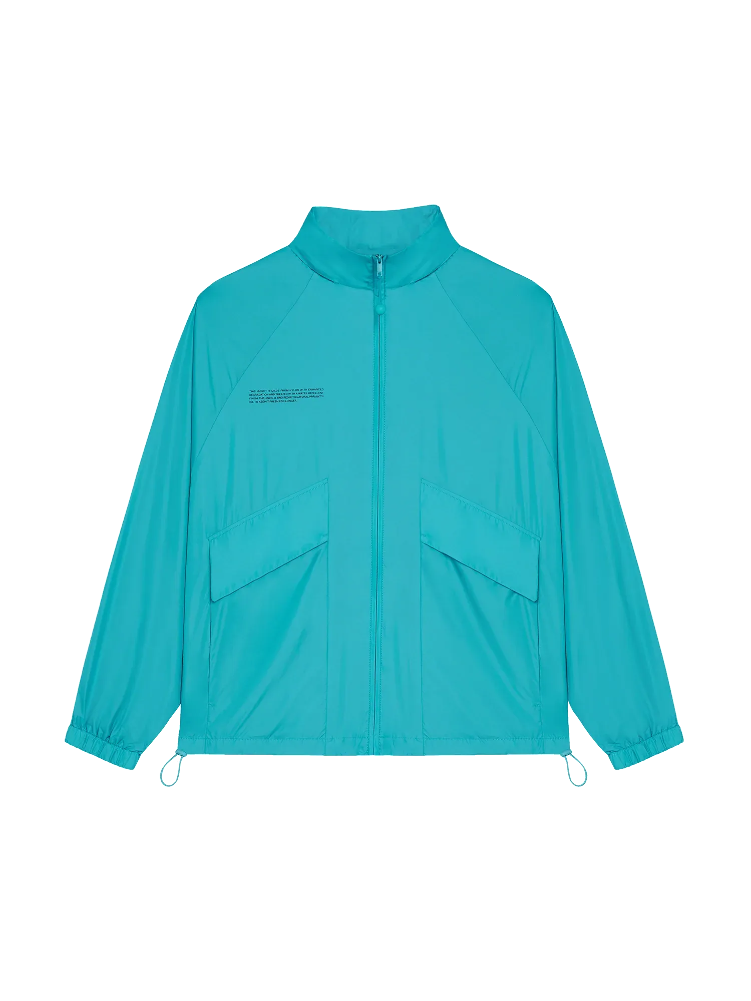 Enhanced Degradation Nylon Jacket—peacock blue