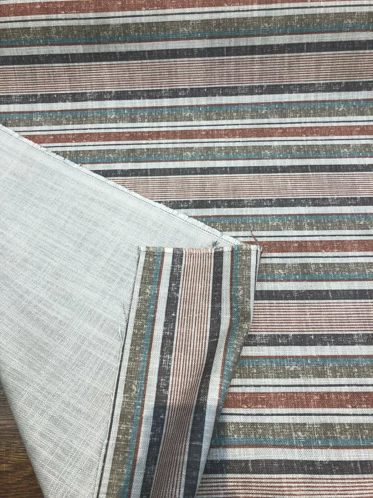 Fabricut Sassi Patina Nautical Stripe Upholstery Fabric By The Yard