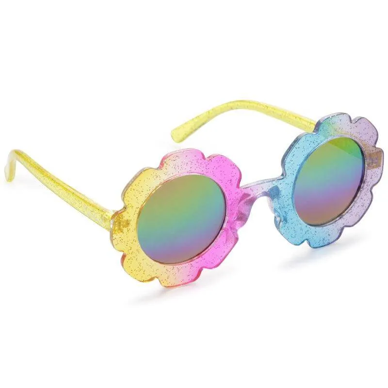 Girls Rainbow Flower Sunglasses