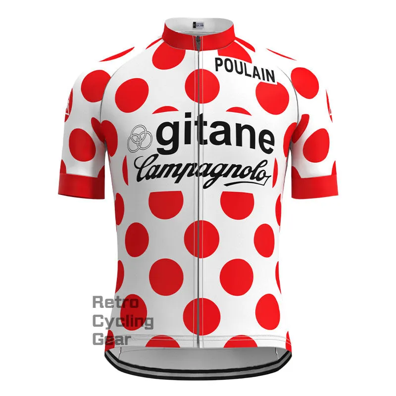 gitane Red dot Retro Short Sleeve Cycling Kit