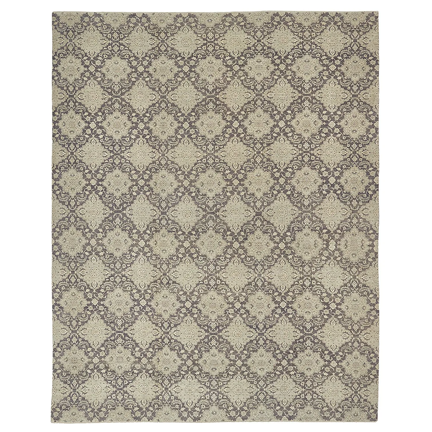 Grey Transitional Wool Rug - 13'11" x 17'5"