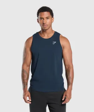 Gymshark Crest Tank - Navy