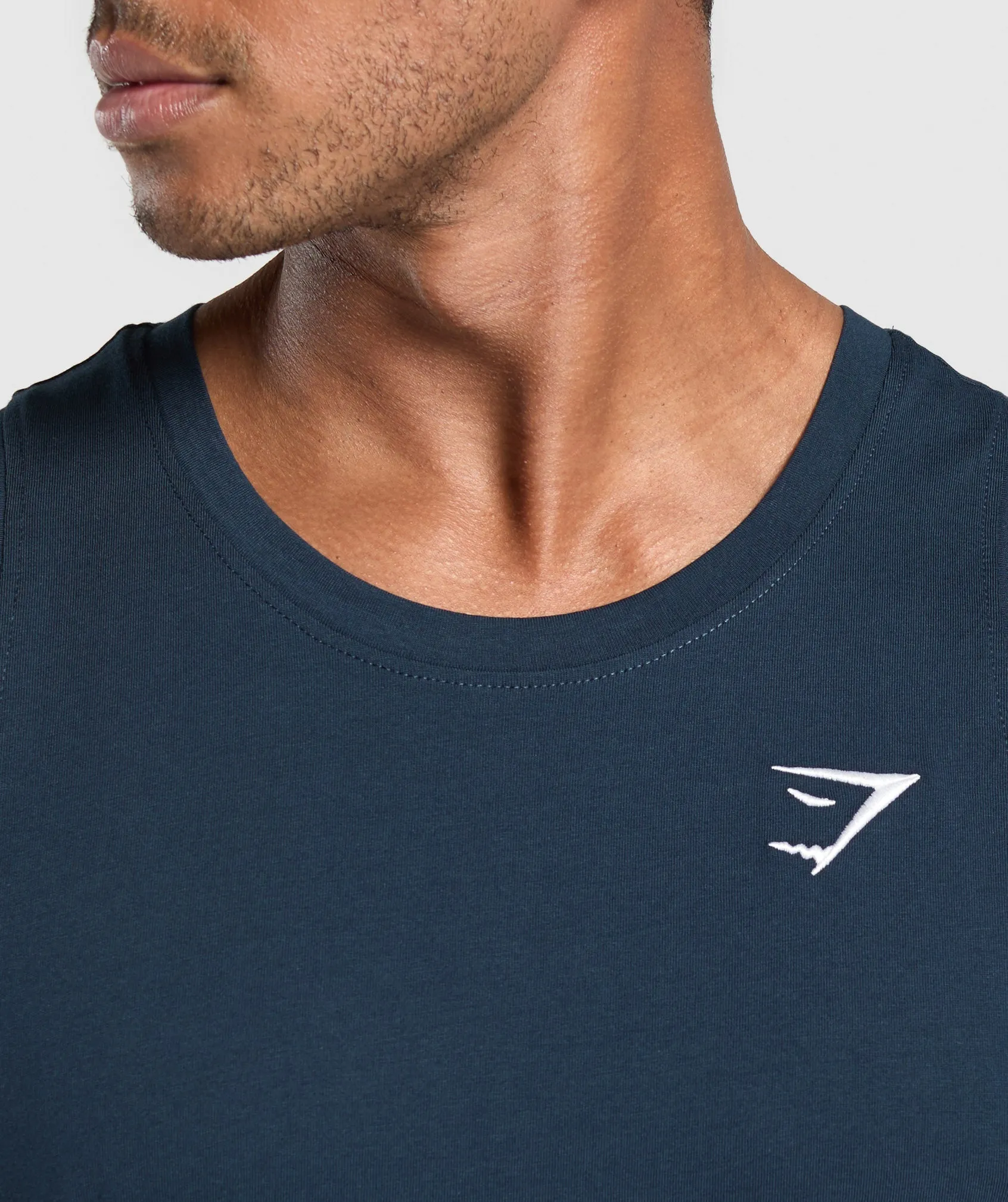 Gymshark Crest Tank - Navy