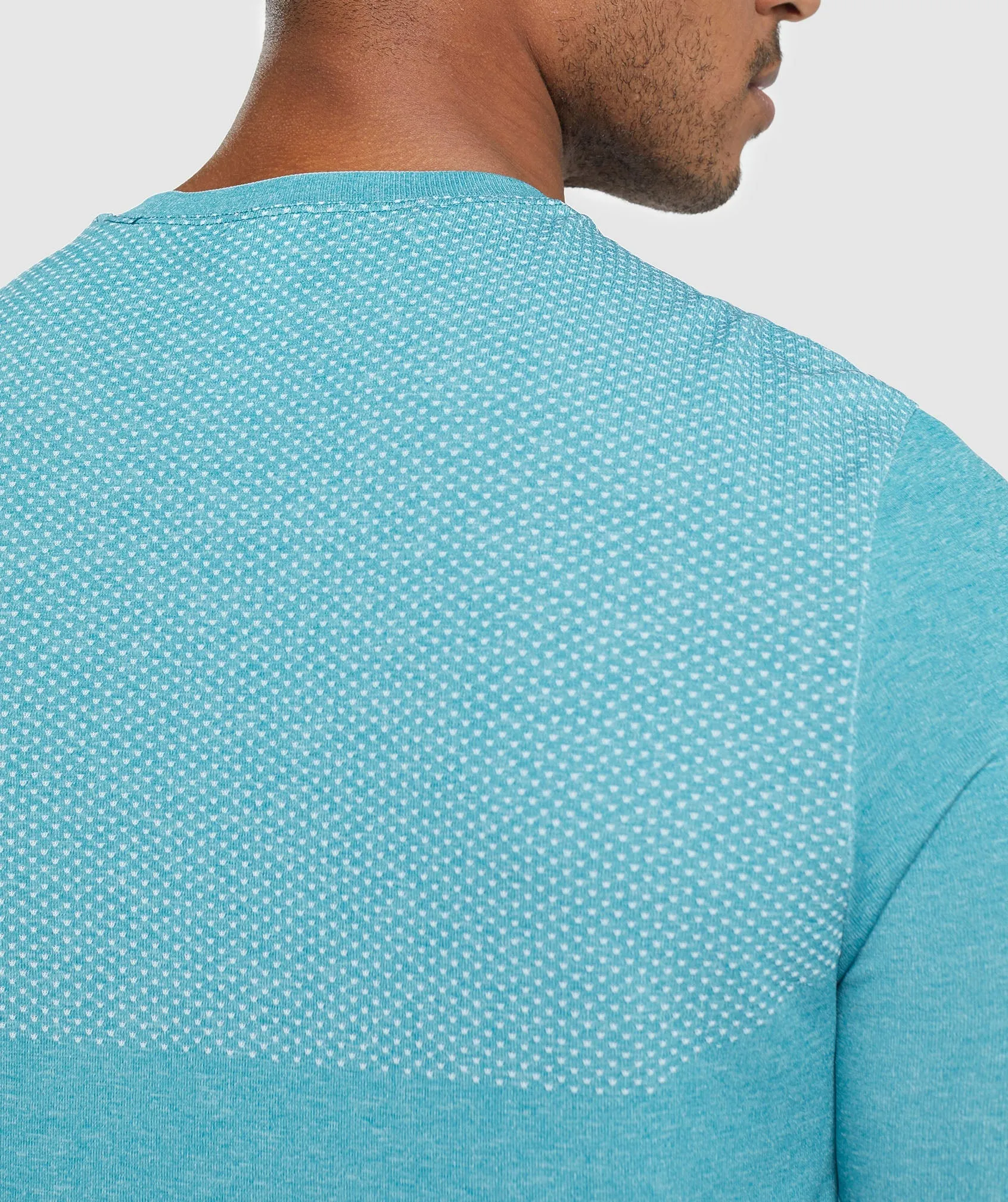 Gymshark Vital Seamless T-Shirt - Artificial Teal/White Marl