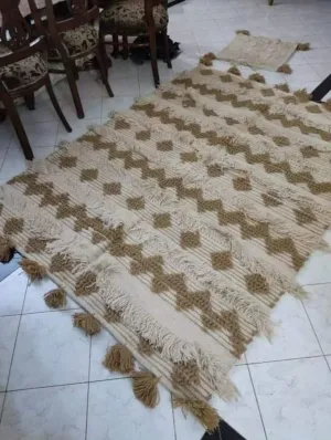 Handmade wool rug-ROF-S40