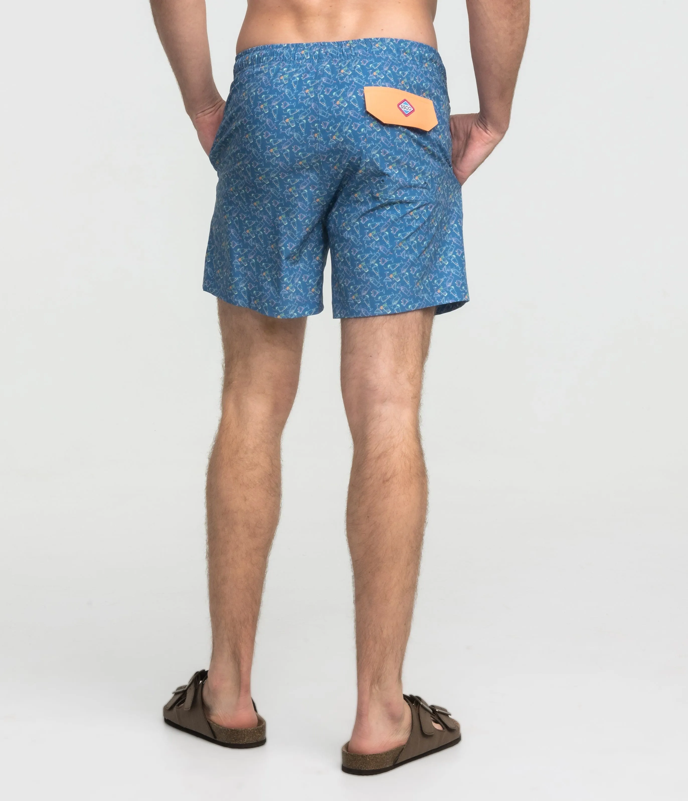 Happy Hour Men's Swimsuit  - 5.5" inseam