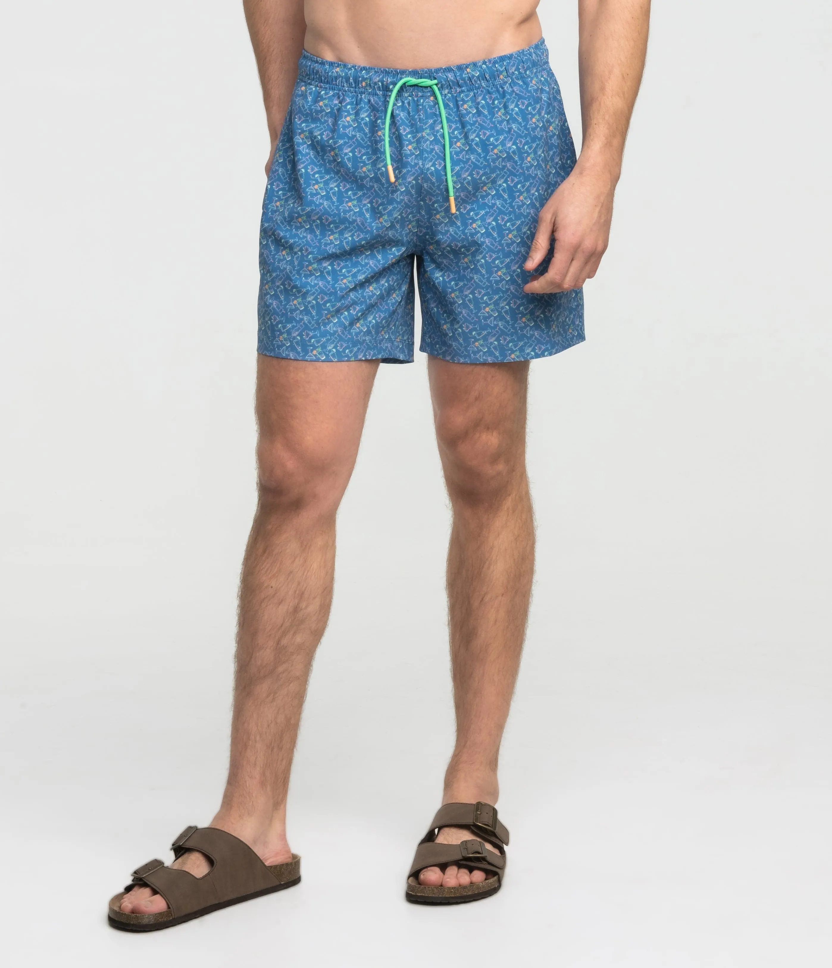 Happy Hour Men's Swimsuit  - 5.5" inseam