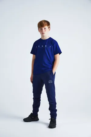 Junior Graphic Logo T-Shirt - Navy