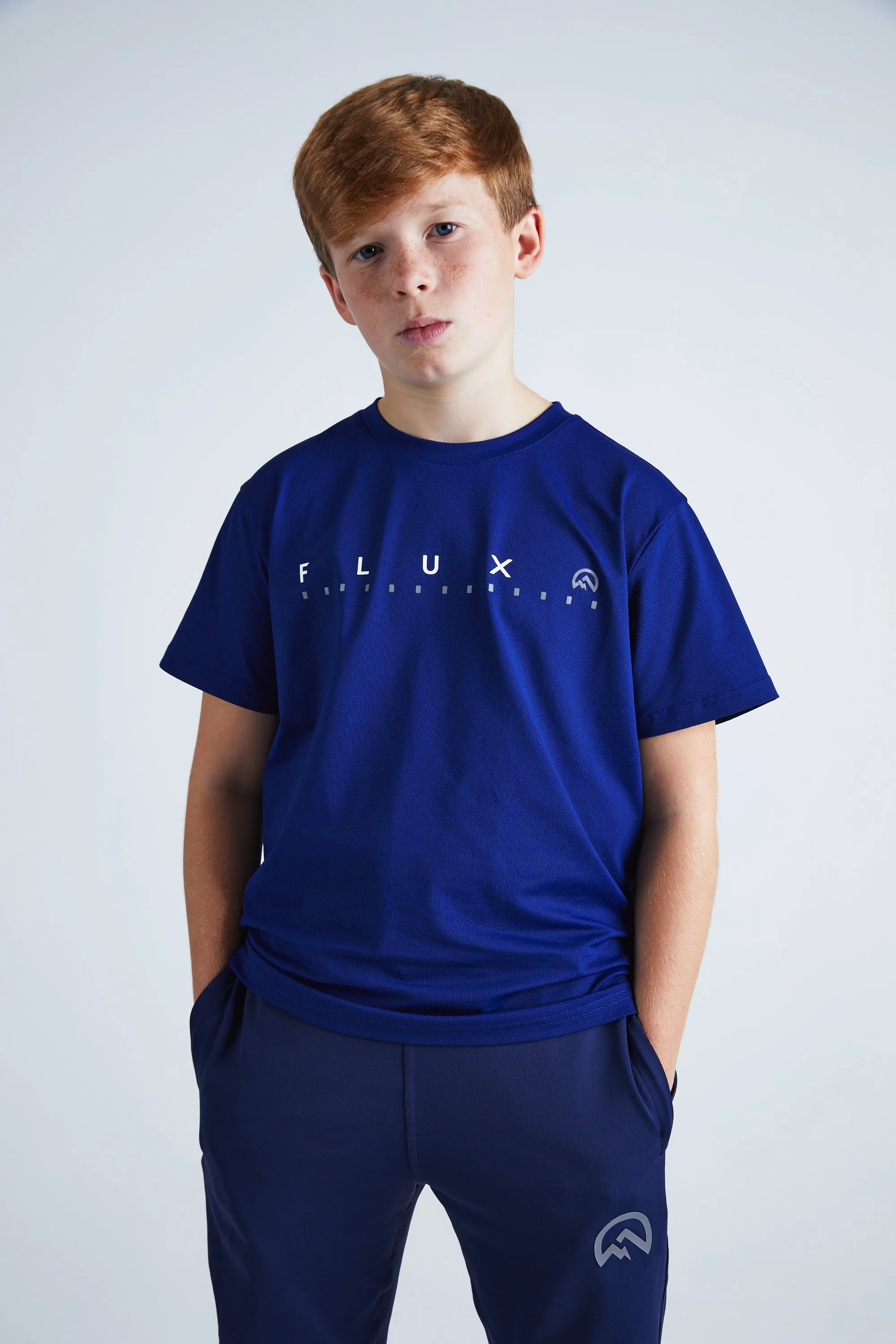 Junior Graphic Logo T-Shirt - Navy