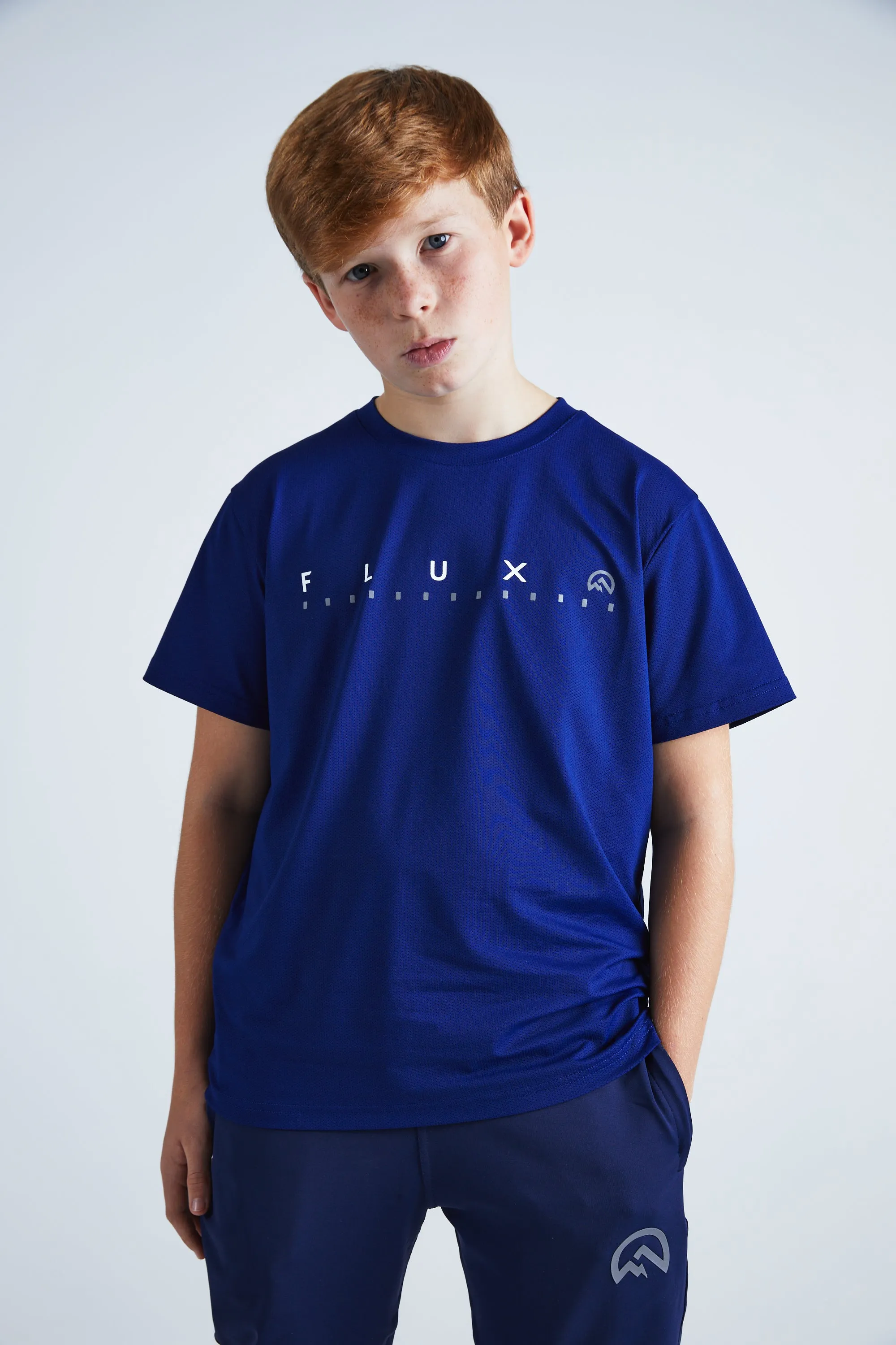 Junior Graphic Logo T-Shirt - Navy