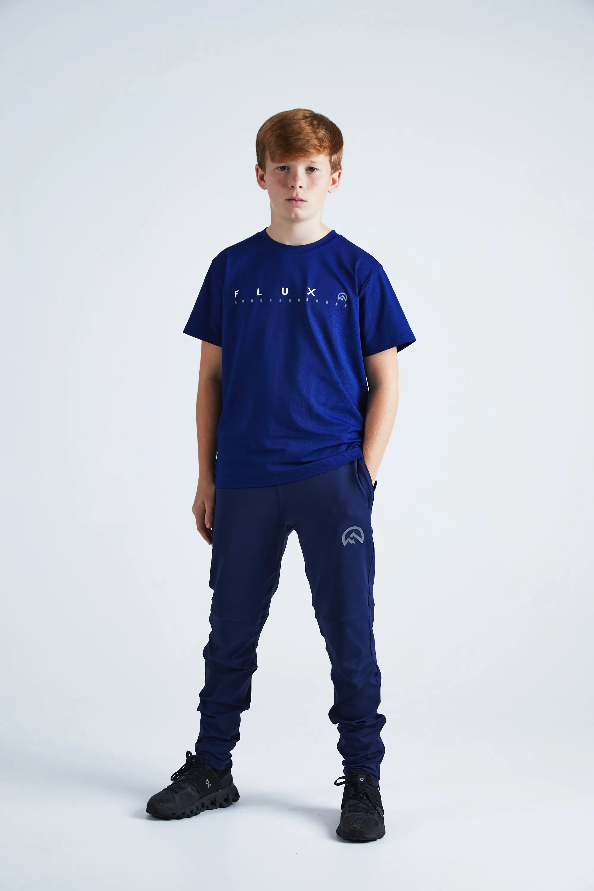 Junior Graphic Logo T-Shirt - Navy