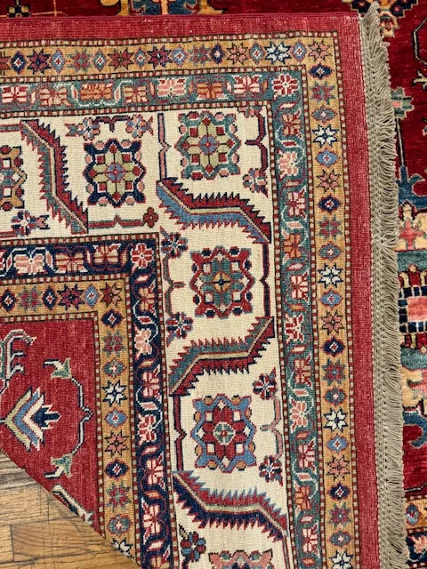 Kazak Hand Made 100% Wool Rug 8'7" x 12' 4"