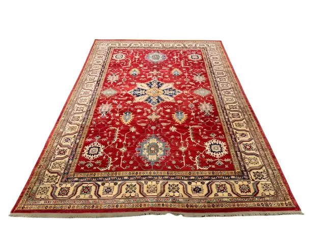 Kazak Hand Made 100% Wool Rug 8'7" x 12' 4"