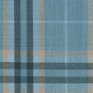 Light Blue with Sand Plaid Check Jacketing By Holland & Sherry