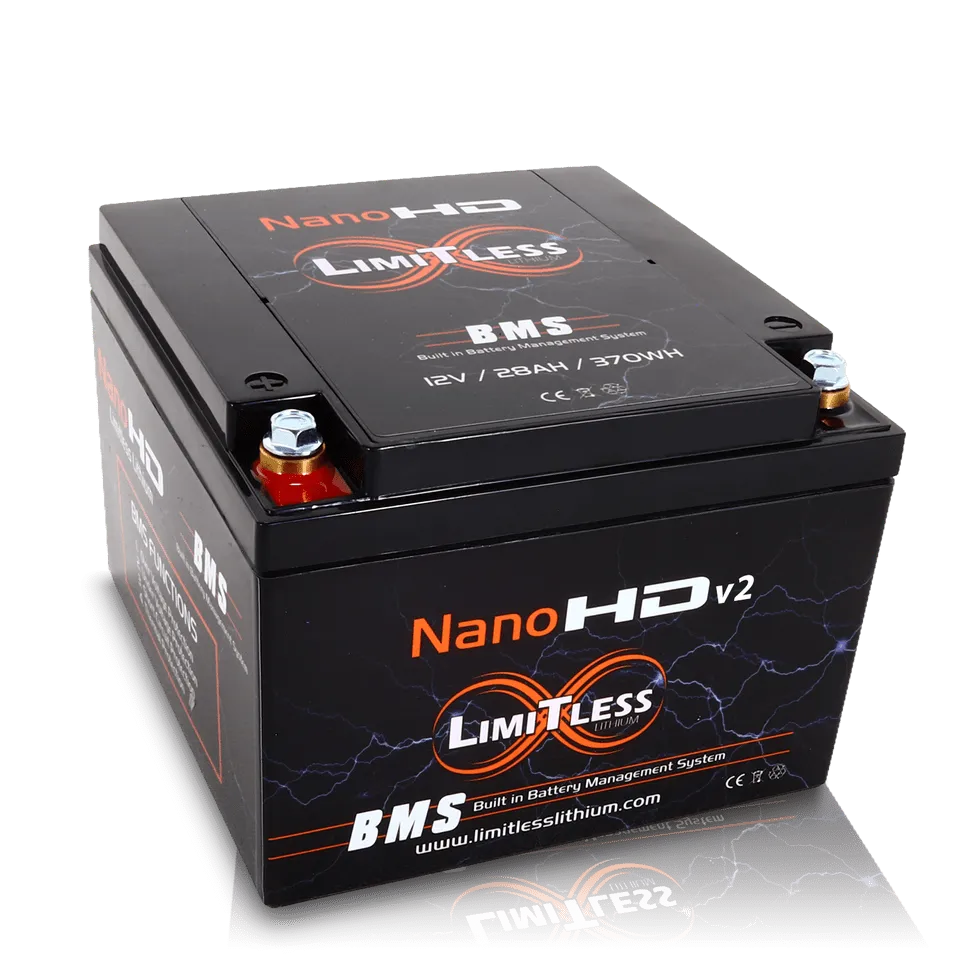 Limitless Lithium Nano Nano-HDv2 30AH Motorcycle