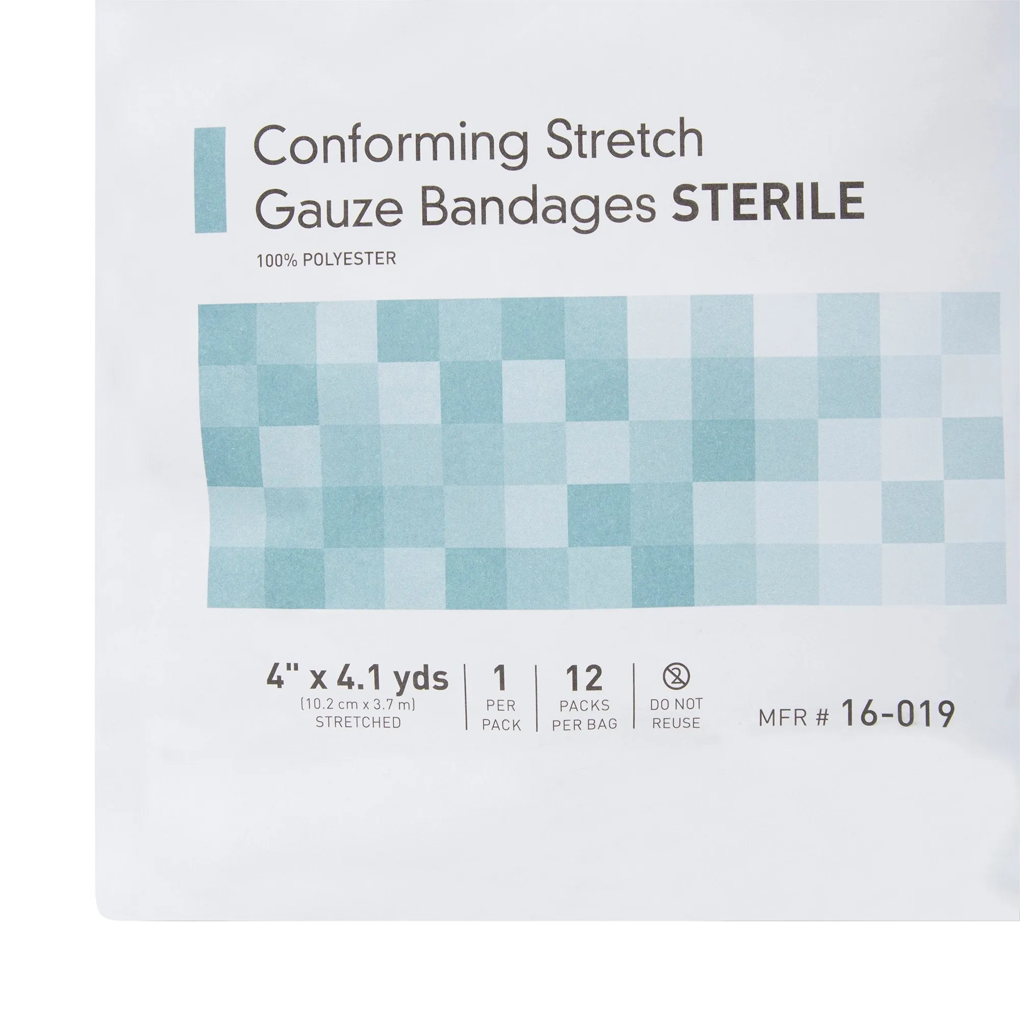 McKesson Sterile Conforming Bandage, 4 Inch x 4-1/10 Yard