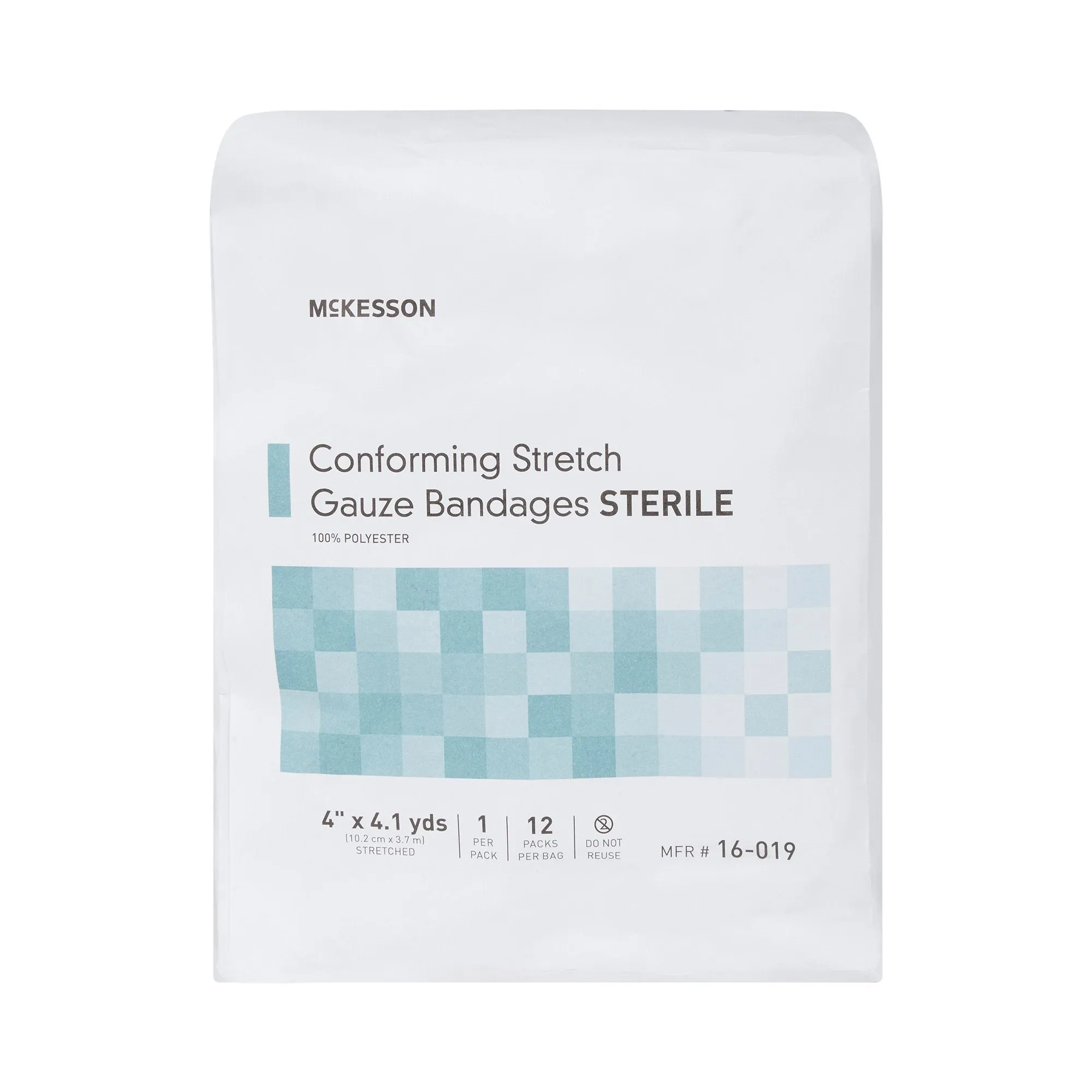 McKesson Sterile Conforming Bandage, 4 Inch x 4-1/10 Yard