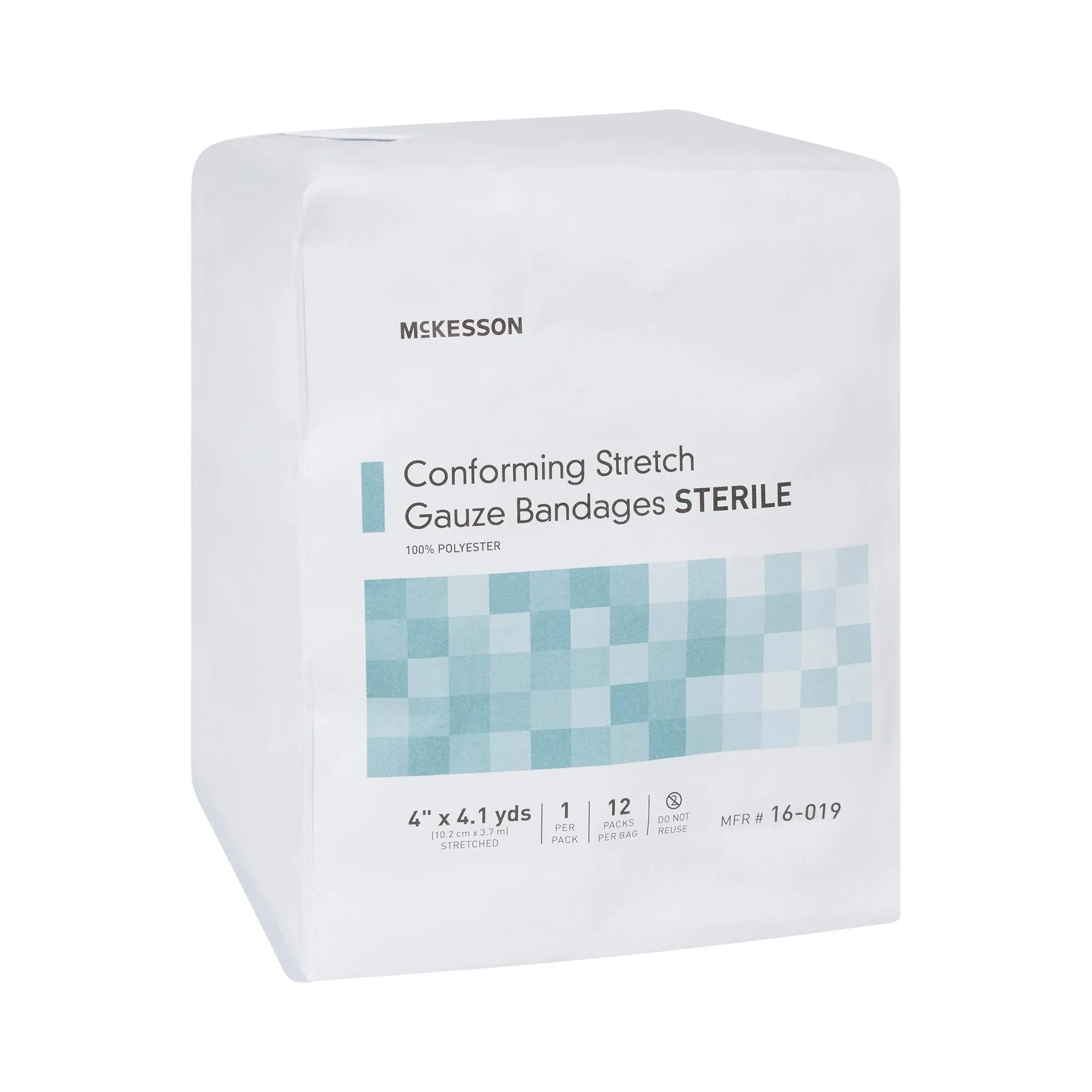 McKesson Sterile Conforming Bandage, 4 Inch x 4-1/10 Yard