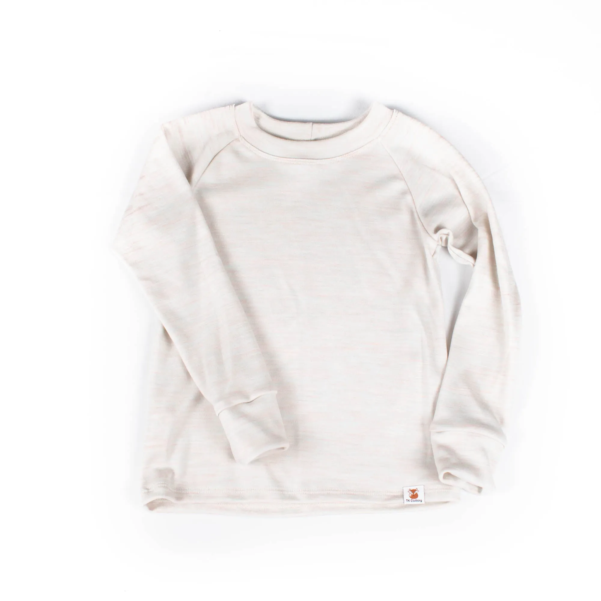 Merino Wool Long Sleeve Top - Mid/Heavy Weight - 210-280gsm