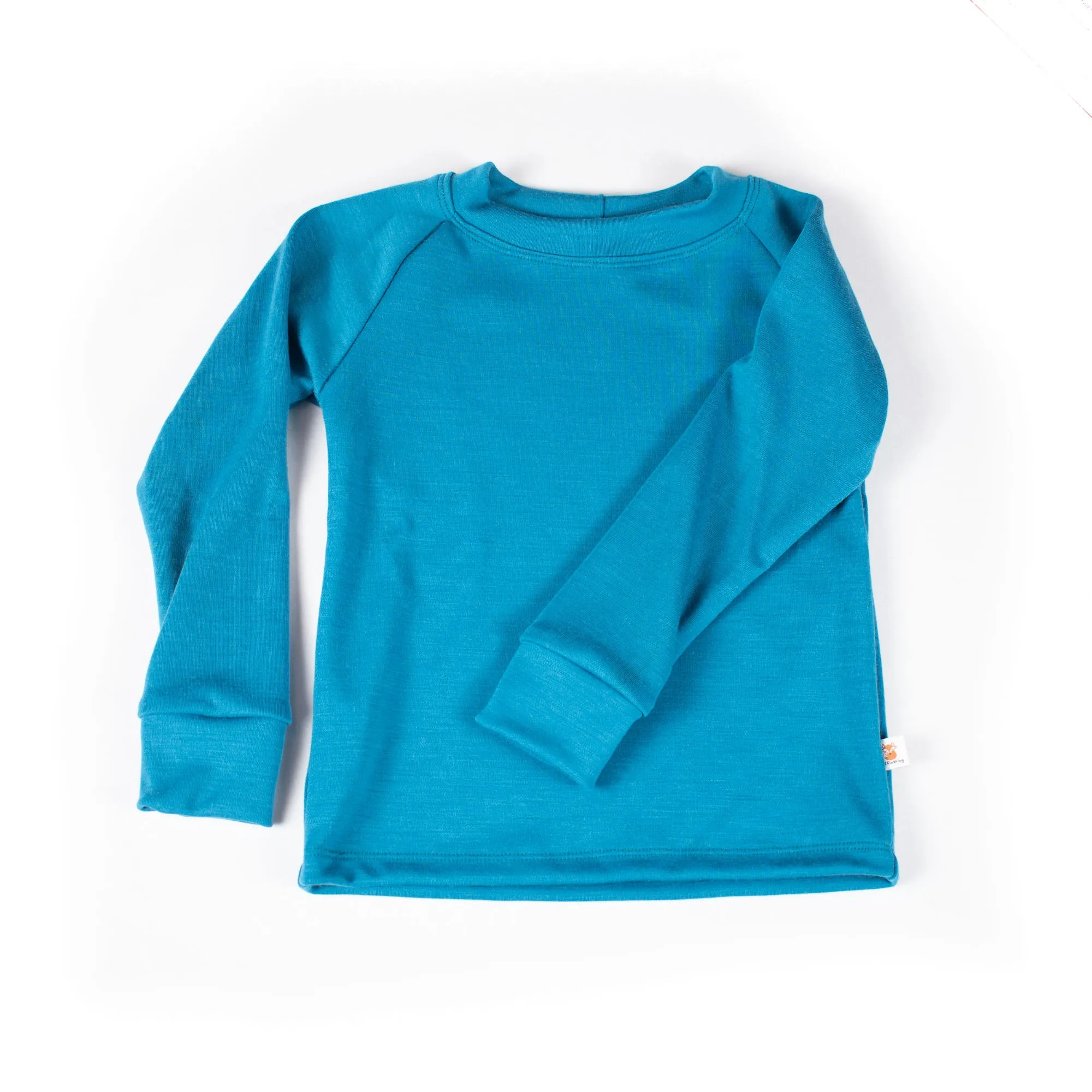 Merino Wool Long Sleeve Top - Mid/Heavy Weight - 210-280gsm