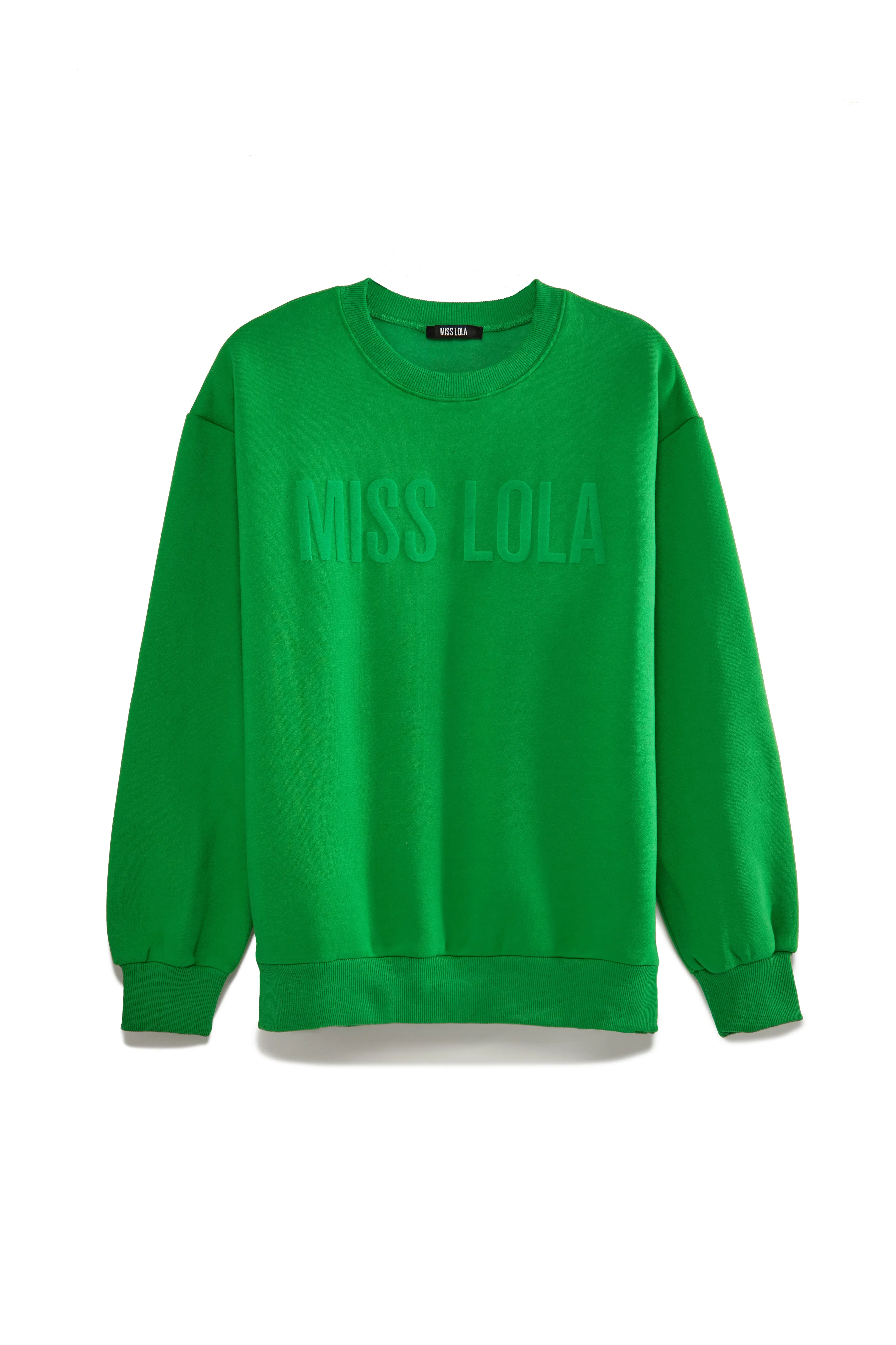 Miss Lola Exclusive Crewneck Sweater - Blue