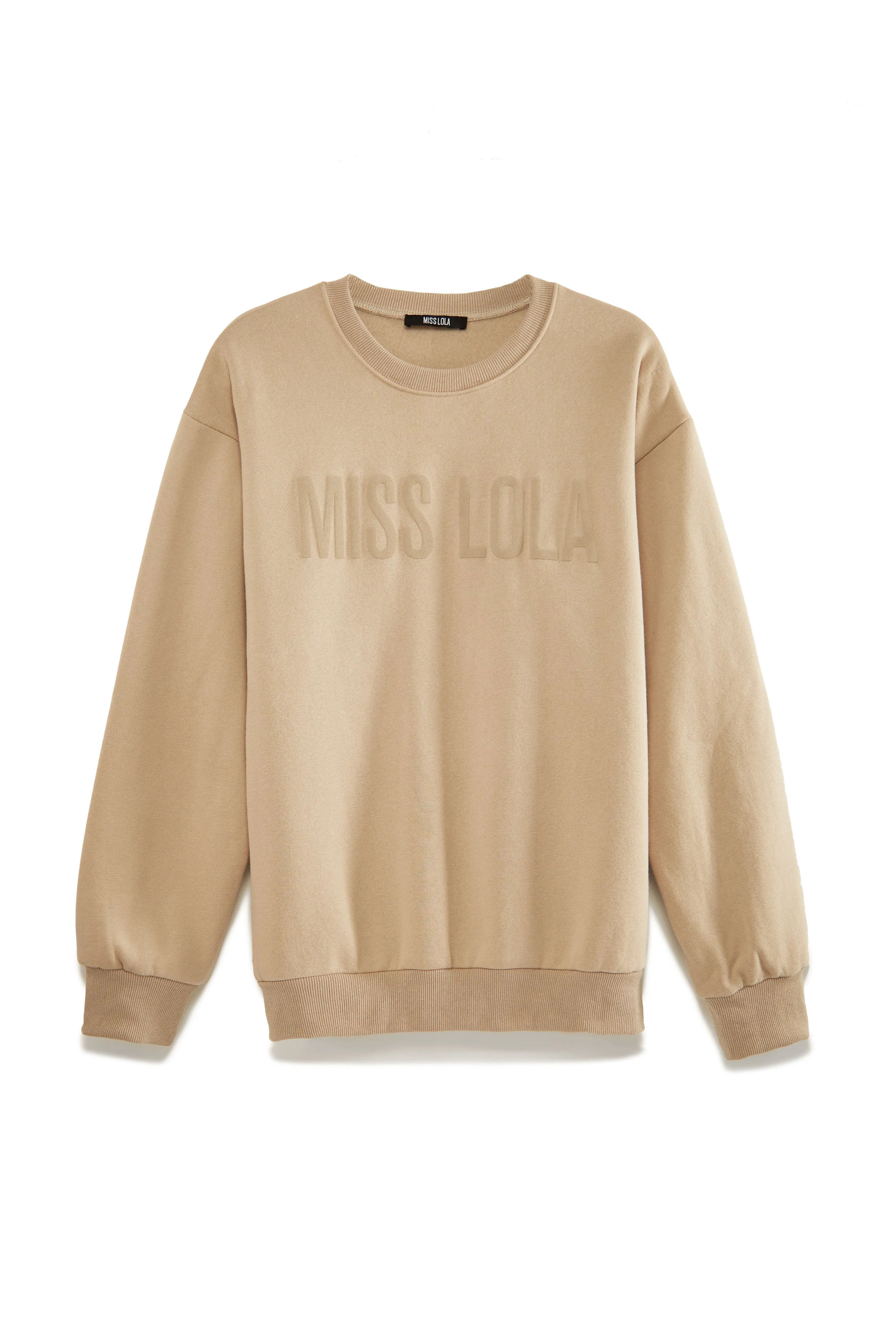 Miss Lola Exclusive Crewneck Sweater - Blue