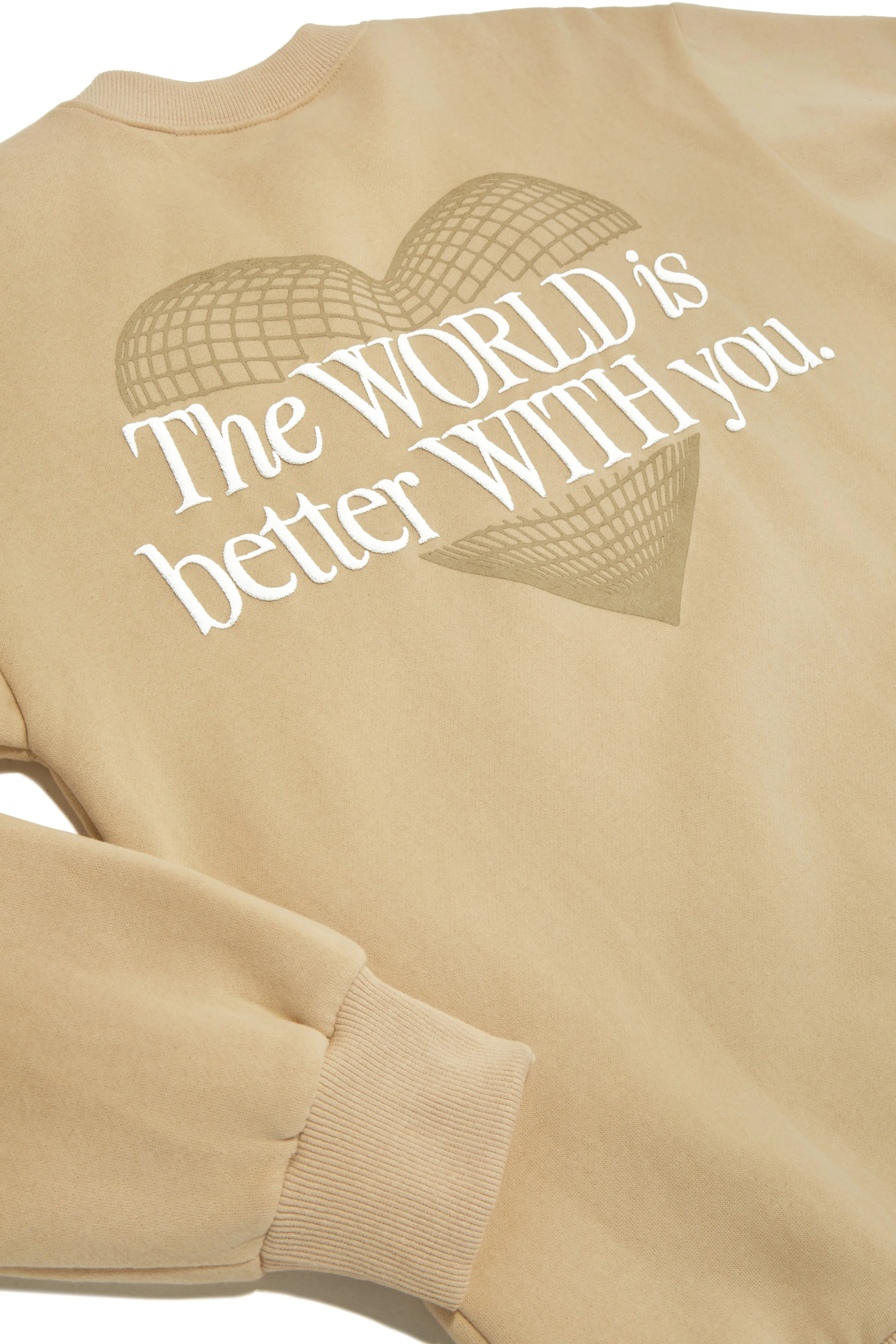 Motivated Mama Wellness Club Exclusive Crewneck - Nude