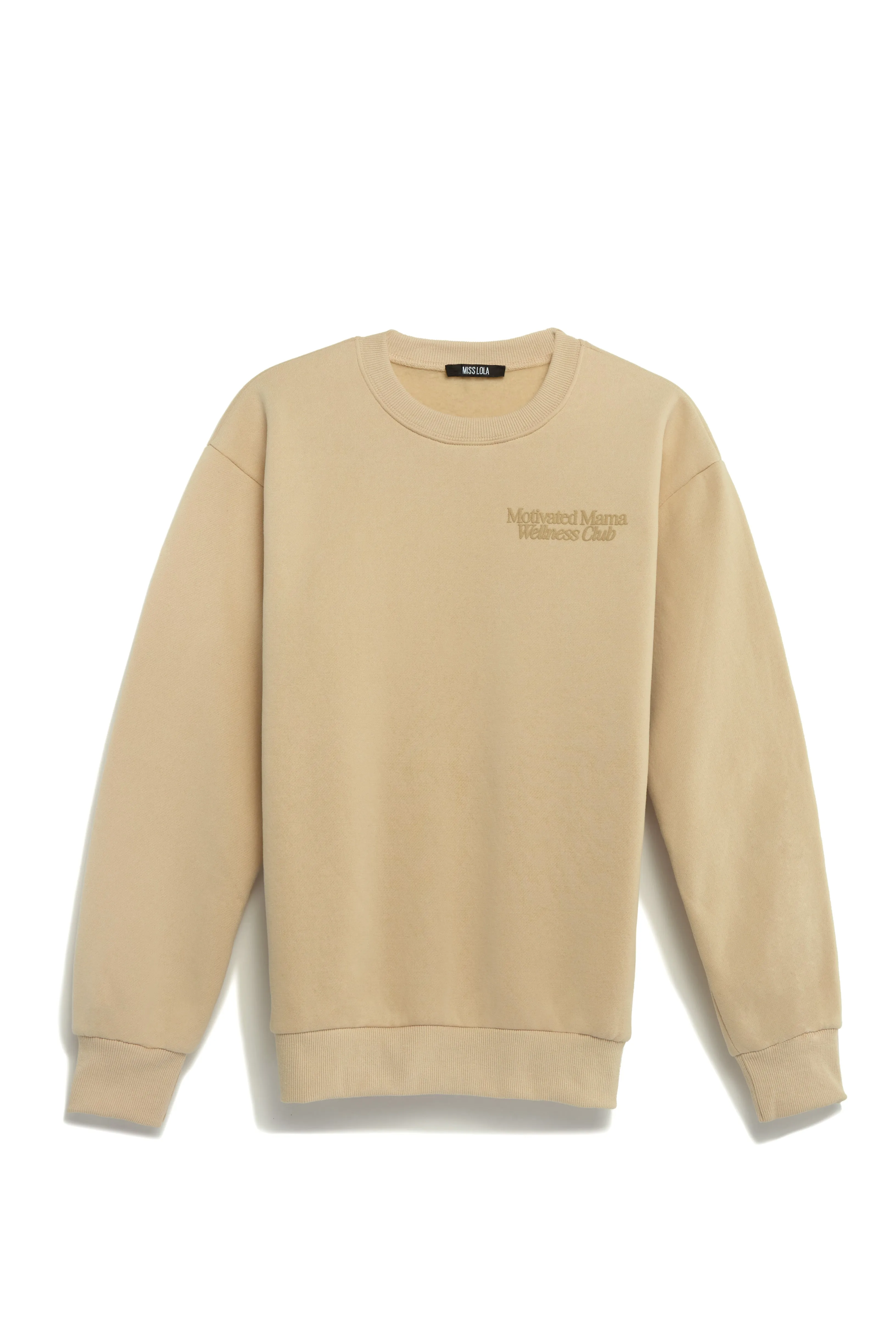 Motivated Mama Wellness Club Exclusive Crewneck - Nude